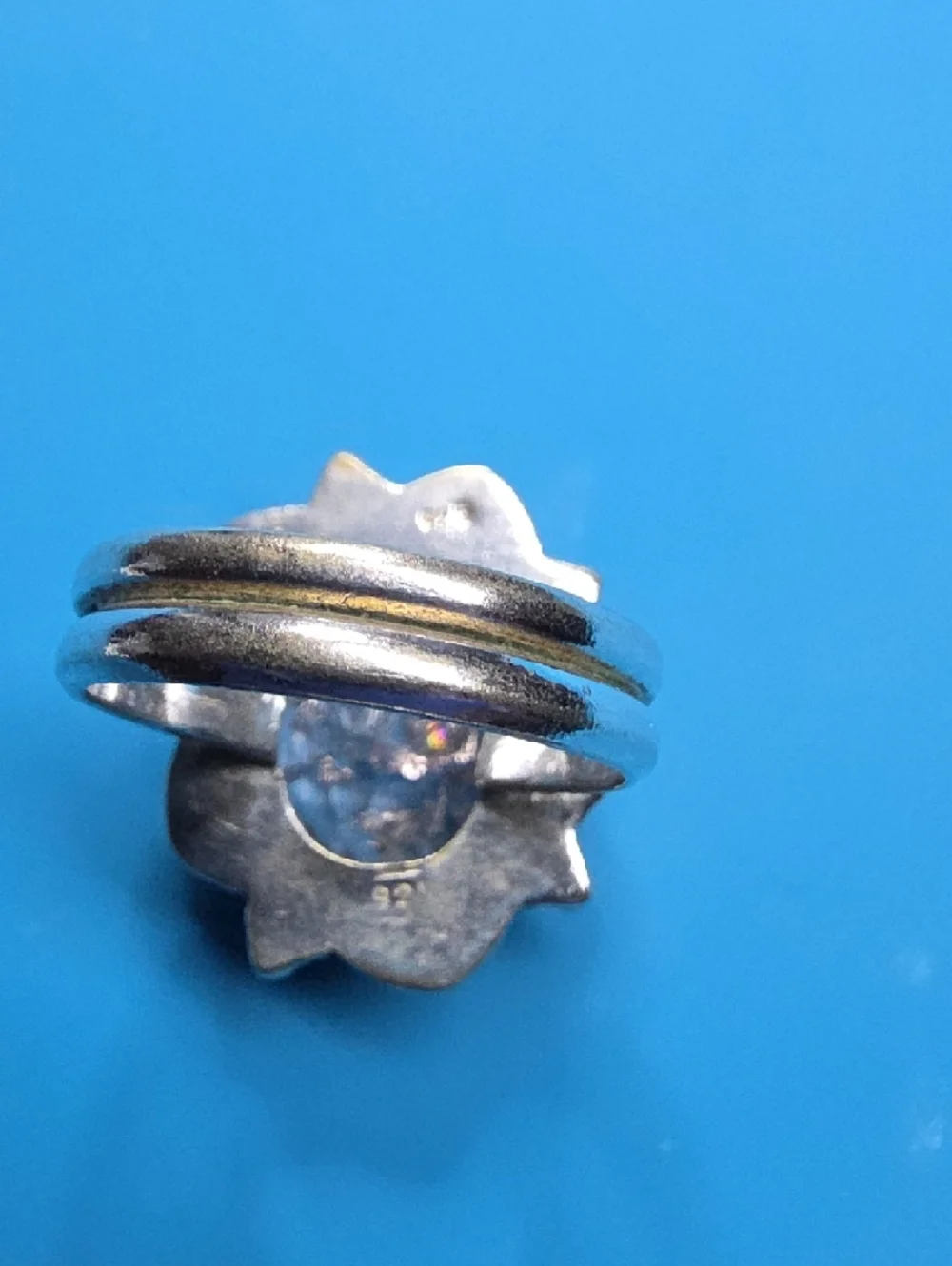 Beautiful elegantWomans Vintage Stearling Silver925 - Picture 7 of 9